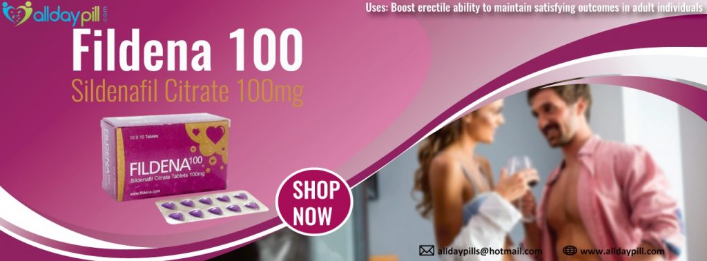 Avoid sensual issues with an effective pill Fildena 100